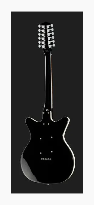 Danelectro 59 Dano 12 BK, profilo laterale del corpo