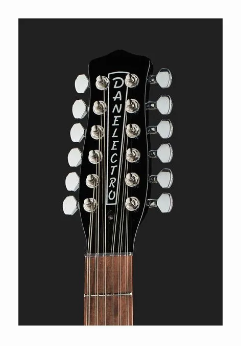 Danelectro 59 Dano 12 BK, curve del body viste dall'alto