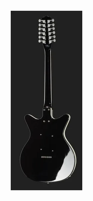 Danelectro 59 Dano 12 Lefthand BK, pickup e manopole dei controlli