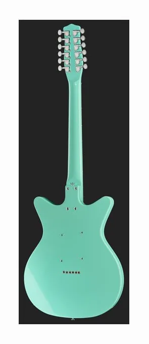 Danelectro 59 Vintage 12 String Dark Aqua, profilo laterale del corpo