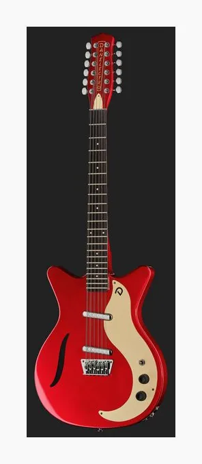 Danelectro 59 Vintage 12 String RM, pickup e manopole dei controlli