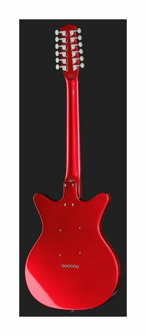 Danelectro 59 Vintage 12 String RM, corpo e verniciatura in primo piano