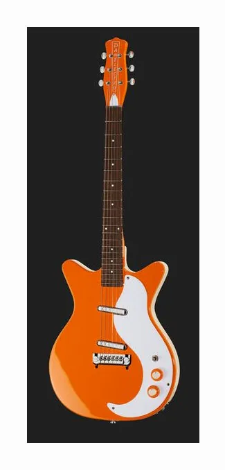 Danelectro 59M NOS+ DC OR, profilo laterale del corpo