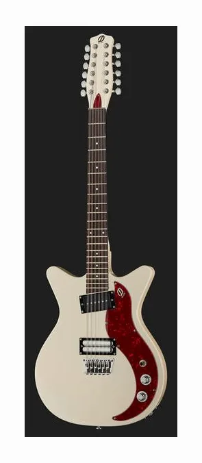 Danelectro 59X12 vintage cream, selettore pickup e jack di uscita