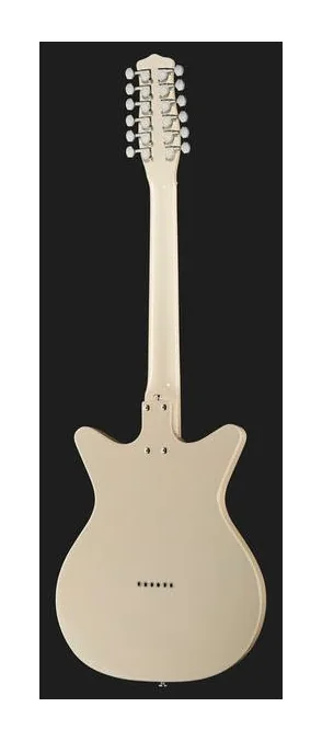 Danelectro 59X12 vintage cream, vista posteriore del corpo