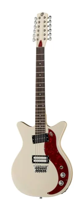 Danelectro 59X12 vintage cream in primo piano frontale
