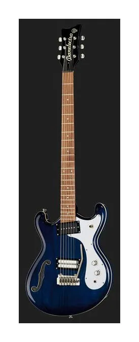 Danelectro 66BT Blue Burst, pickup e manopole dei controlli