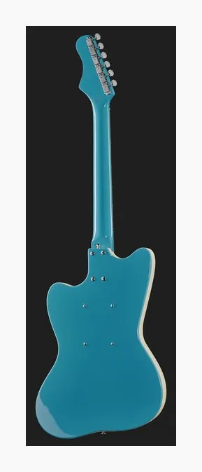 Danelectro 67 Aqua, selettore pickup e jack di uscita