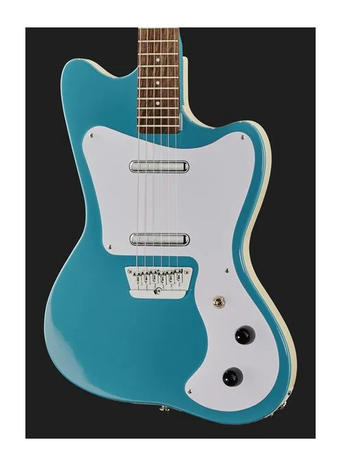 Danelectro 67 Aqua, manico e tastiera visti di lato