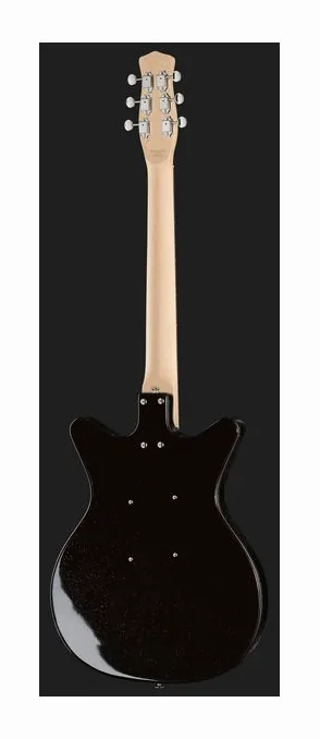Danelectro Classic 59 Maroon Silver Glitt, ponte e meccaniche di intonazione