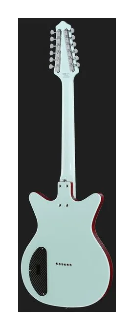 Danelectro Dan O. Cool 12 String Aqua, selettore pickup e jack di uscita