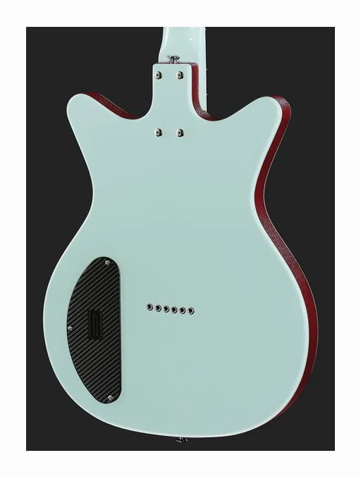 Danelectro Dan O. Cool 12 String Aqua, selettore pickup e jack di uscita