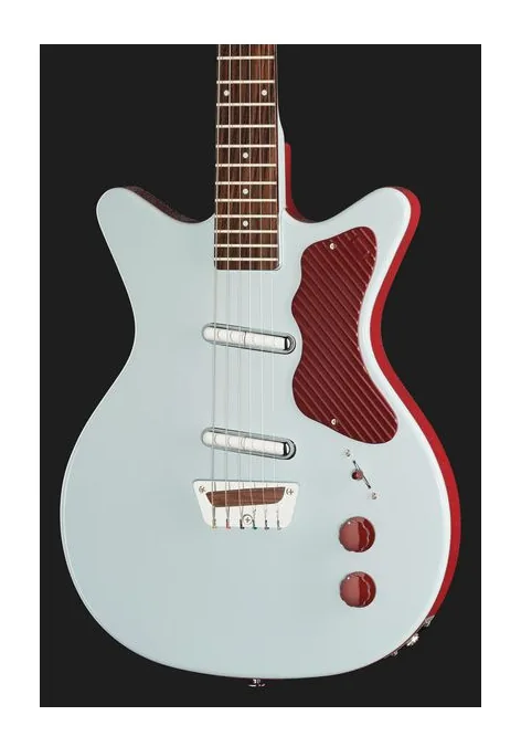 Danelectro Dan O. Cool Aqua, vista posteriore del corpo