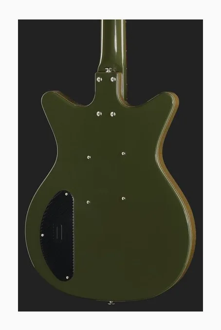 Danelectro Dan O. Cool Baritone Green, selettore pickup e jack di uscita