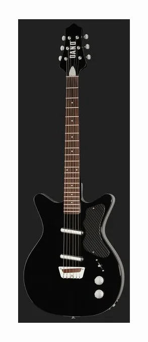 Danelectro Dan O. Cool Black, paletta con meccaniche e logo