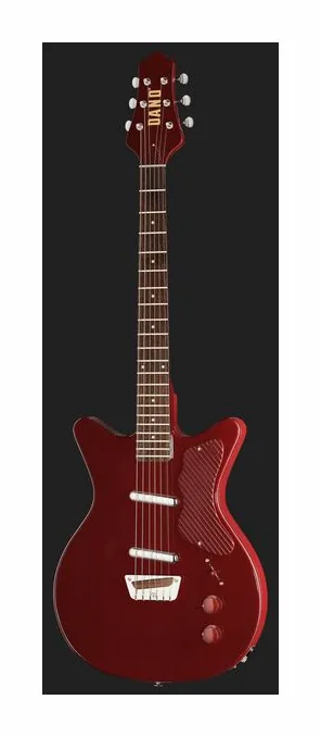 Danelectro Dan O. Cool Maroon, vista posteriore del corpo