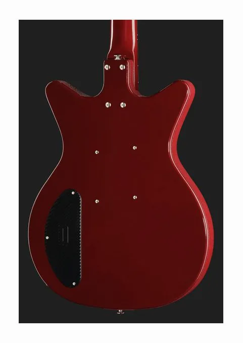 Danelectro Dan O. Cool Maroon, ponte e meccaniche di intonazione