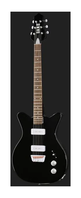 Danelectro Dan O. Mano Black, paletta con meccaniche e logo