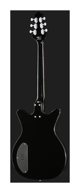 Danelectro Dan O. Mano Black, paletta con meccaniche e logo