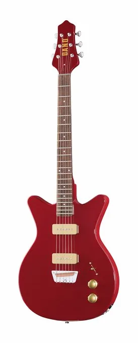 Danelectro Dan O. Mano Maroon visto di fronte