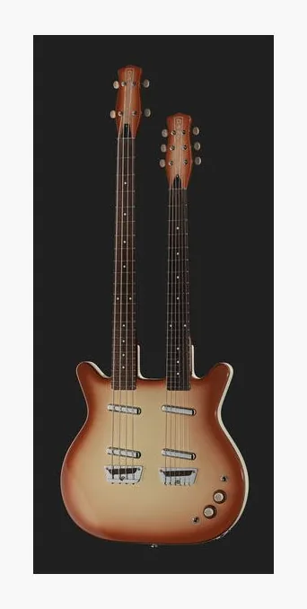 Danelectro DB604 Copper Burst, selettore pickup e jack di uscita