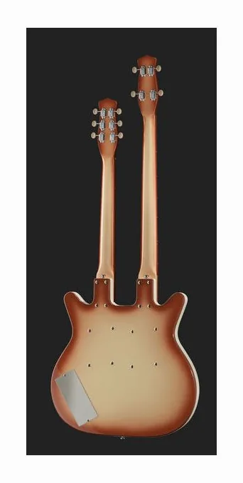 Danelectro DB604 Copper Burst, capotasto e prime posizioni della tastiera