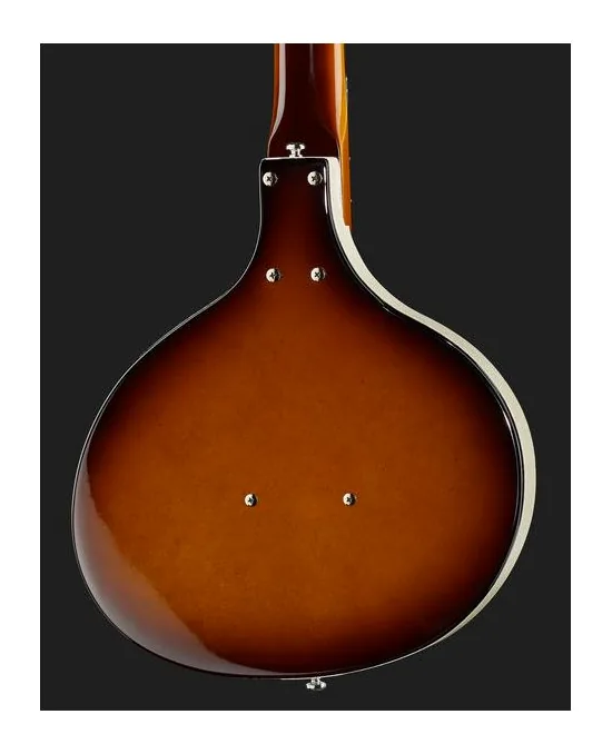 Danelectro DBS68 Reissue Baby Sitar VS, manico e tastiera visti di lato