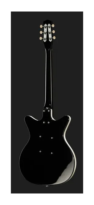 Danelectro DE 59M LH NOS+ Black, paletta con meccaniche e logo