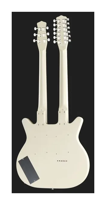 Danelectro Doubleneck 612 White, selettore pickup e jack di uscita