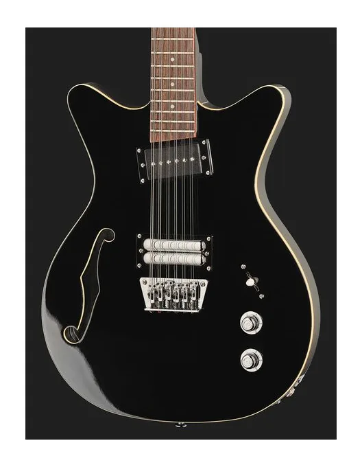 Danelectro Fifty Niner 12 String BK Top, profilo laterale del corpo
