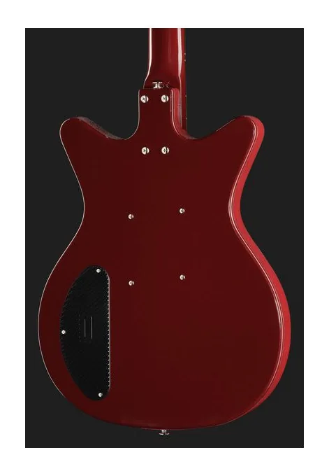 Danelectro Golden 1950's Maroon, vista posteriore del corpo