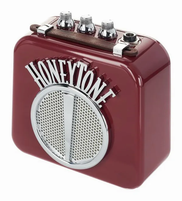 Danelectro N-10 Honeytone Mini Amp BUR, vista dall'alto della testata