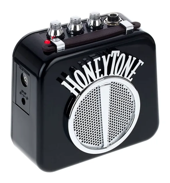 Danelectro N-10 Honeytone Mini Amp BK, vista laterale del cabinet