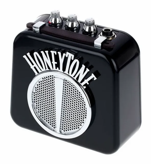 Danelectro N-10 Honeytone Mini Amp BK in primo piano frontale