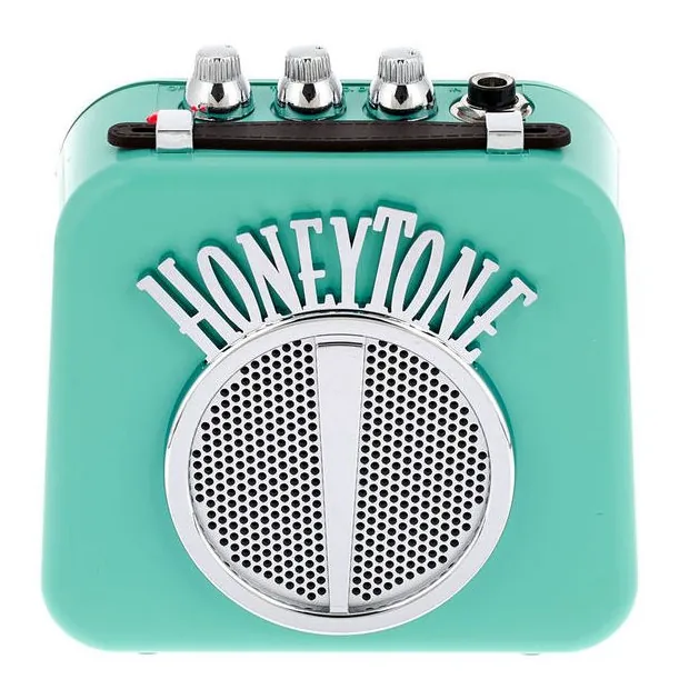 Danelectro N-10 Honeytone Mini Amp AQ, angolo del cabinet