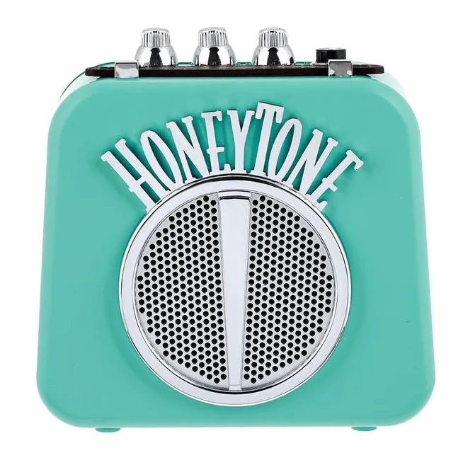 Danelectro N-10 Honeytone Mini Amp AQ, vista laterale del cabinet