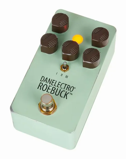 Danelectro Roebuck Distortion, led e interruttore a pedale