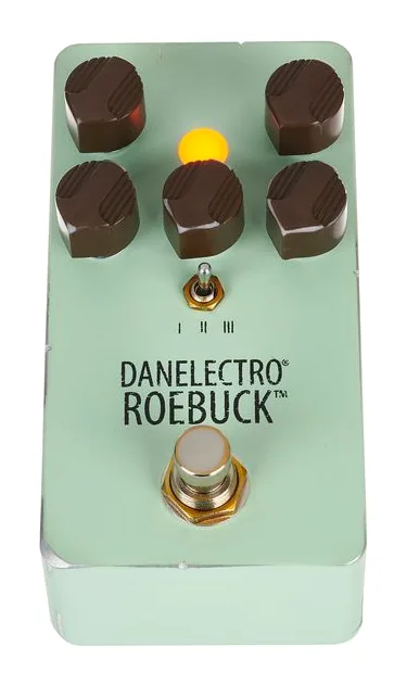 Danelectro Roebuck Distortion, led e interruttore a pedale