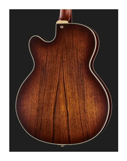 DAngelico Deluxe 59 Satin Brown Burst, selettore pickup e jack di uscita