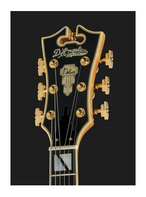 DAngelico Deluxe 59 Satin Honey, ponte e meccaniche di intonazione