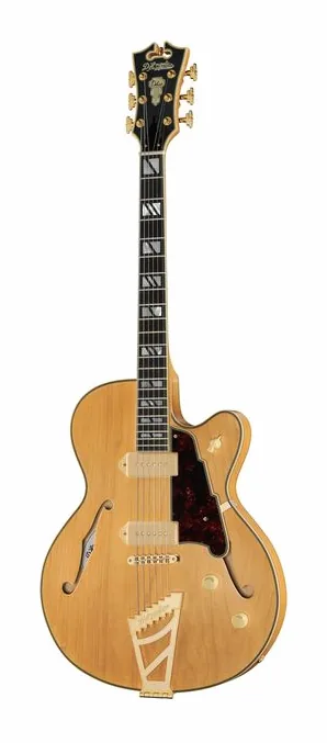 DAngelico Deluxe 59 Satin Honey in primo piano frontale