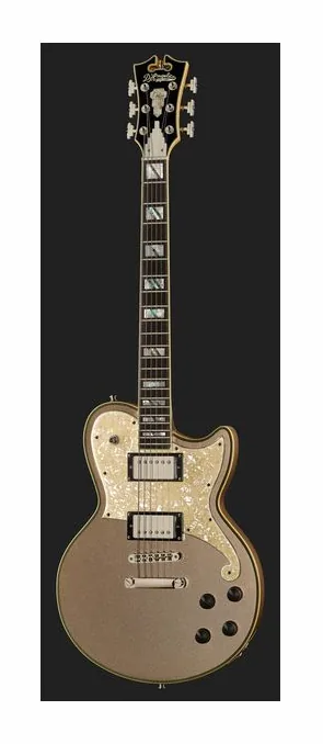 DAngelico Deluxe Atlantic Desert Gold, pickup e manopole dei controlli