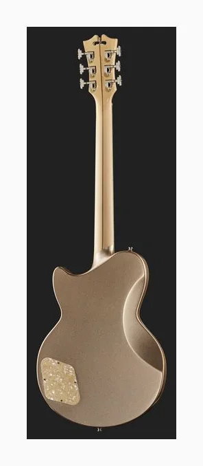 DAngelico Deluxe Atlantic Desert Gold, curve del body viste dall'alto