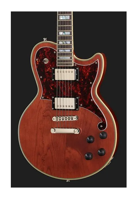 DAngelico Deluxe Atlantic Matte Walnut, selettore pickup e jack di uscita