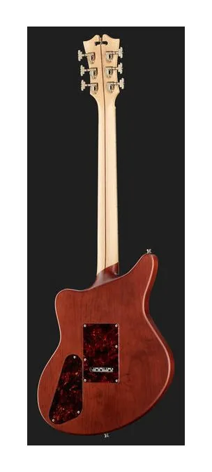 DAngelico Deluxe Bedford SH Matte Walnut, selettore pickup e jack di uscita