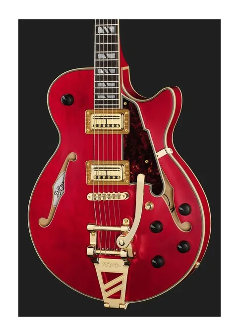 DAngelico Deluxe Bobby Weir 3 STW, paletta con meccaniche e logo