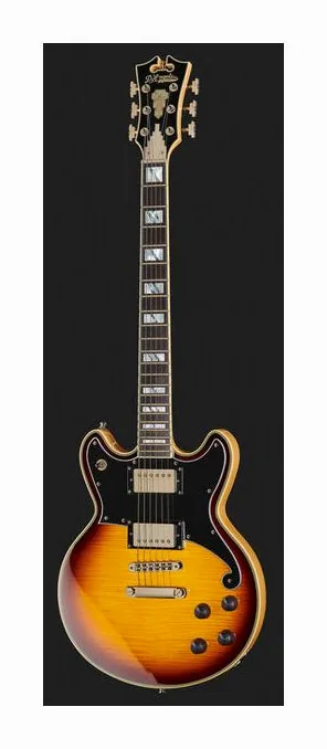 DAngelico Deluxe Brighton VSB, selettore pickup e jack di uscita