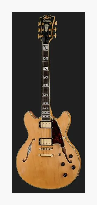 DAngelico Deluxe DC Satin Honey, capotasto e prime posizioni della tastiera