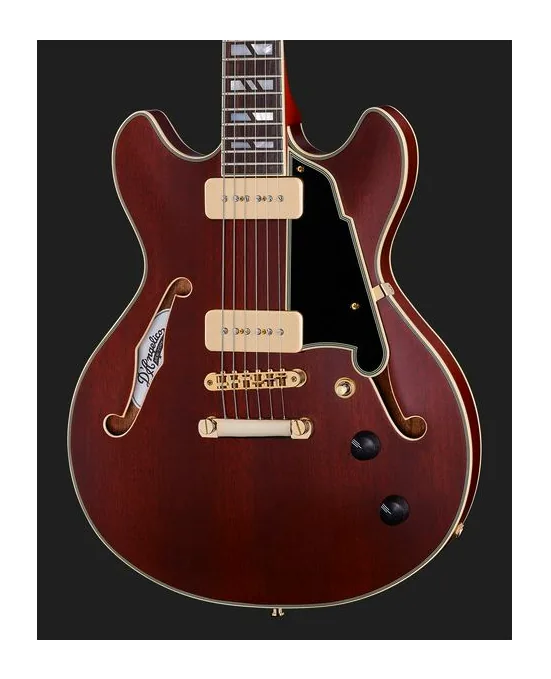 DAngelico Deluxe Mini DC Satin Trans Win, profilo laterale del corpo
