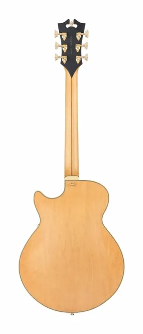 DAngelico Deluxe SS Satin Honey, capotasto e prime posizioni della tastiera